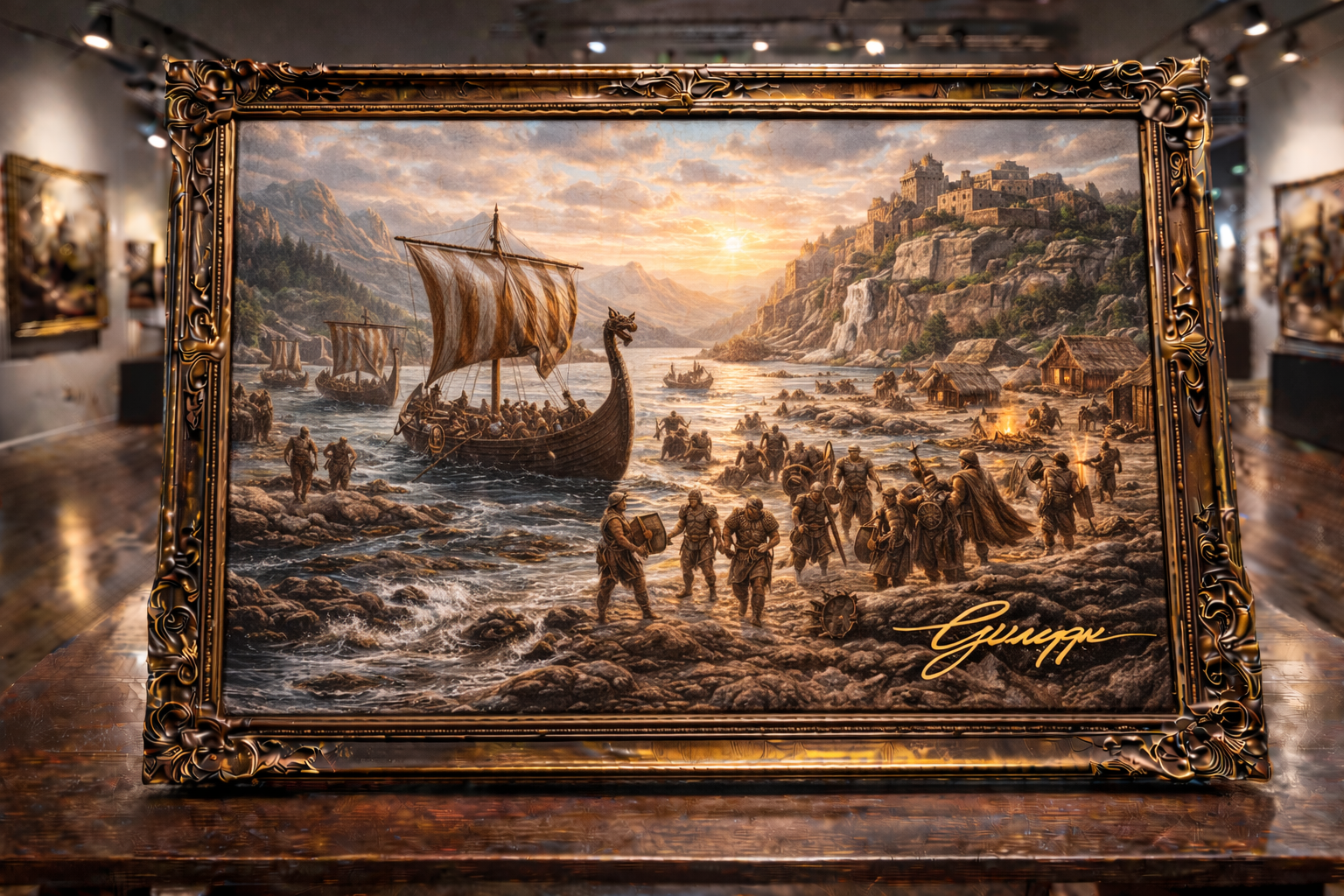 Nomadics arrive on the shore